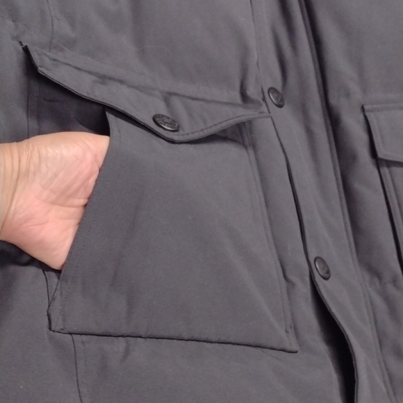 New Without Label Men's Classic Black Hooded Puffer Parca Jacket,Winter - Picture 11 of 16